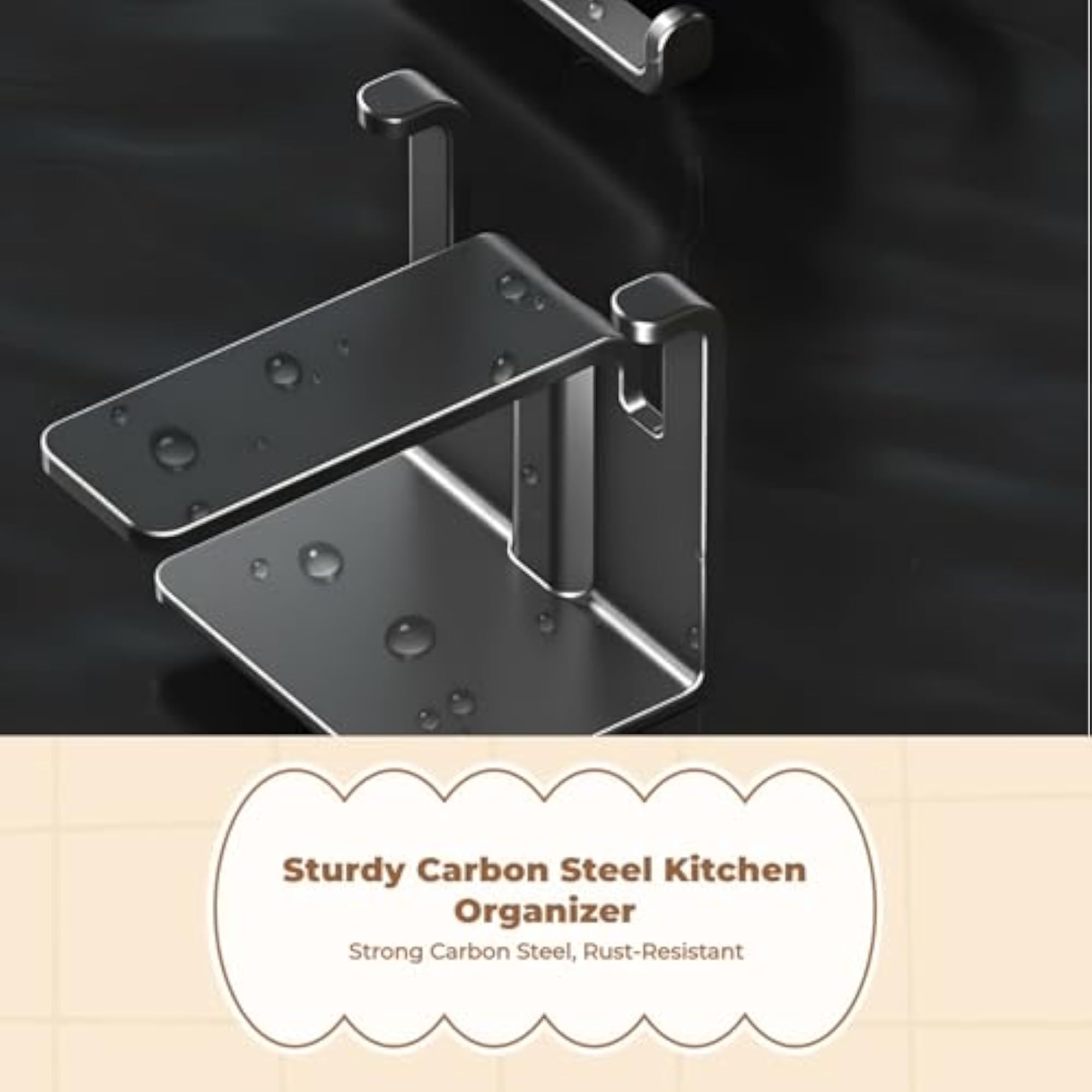 Kitchen Organizer Pot Lid Holder, Multifunctional Storage Rack